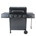 4-Burner Propane Gas Grill with Side Burner N602