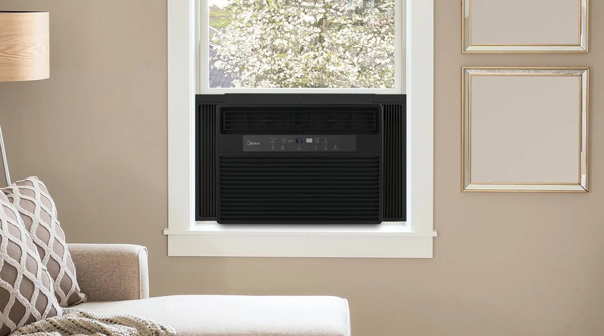 10,000 BTU 115V Smart Window AC with Remote, White C297081