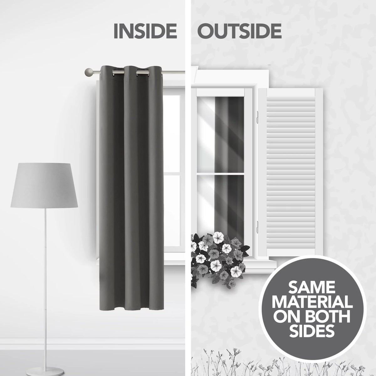Blackout Curtains 2 Panels Q5216