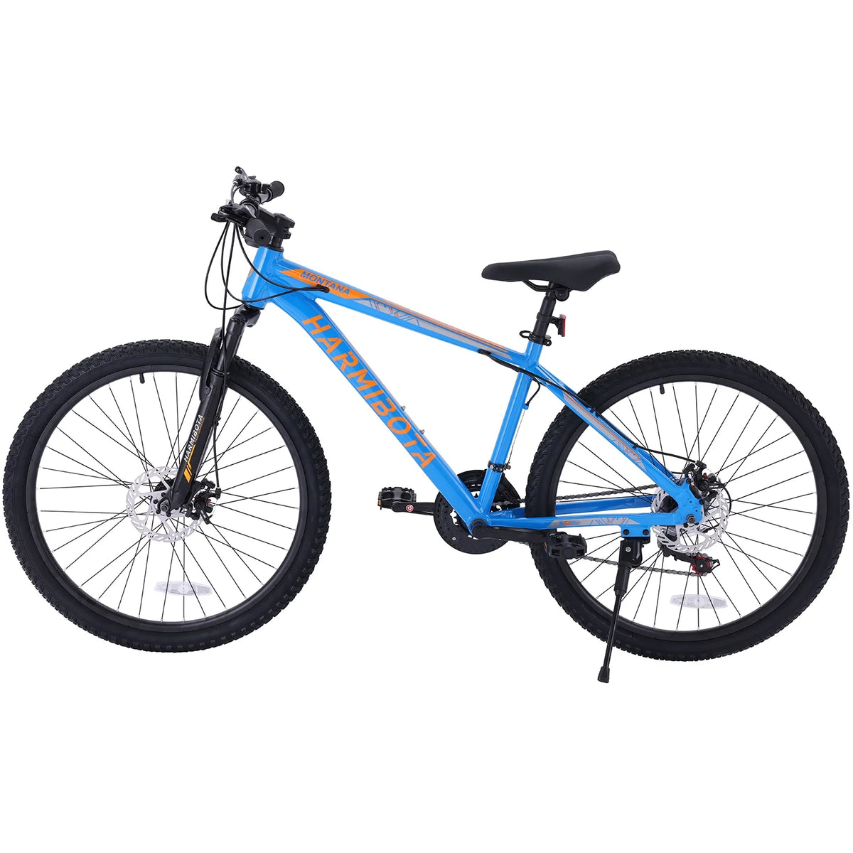 26 Aluminum Mountain Bike with Disc Brakes & Suspension, Black D6457