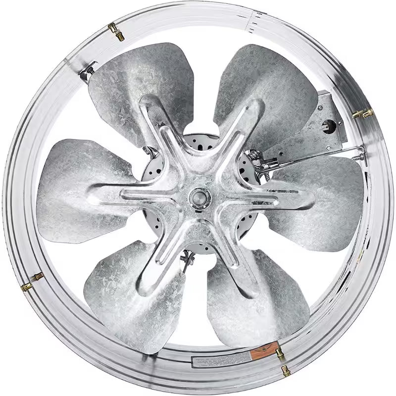 14 in. Gable Mount Attic Ventilator Fan with Adjustable Thermostat S544046