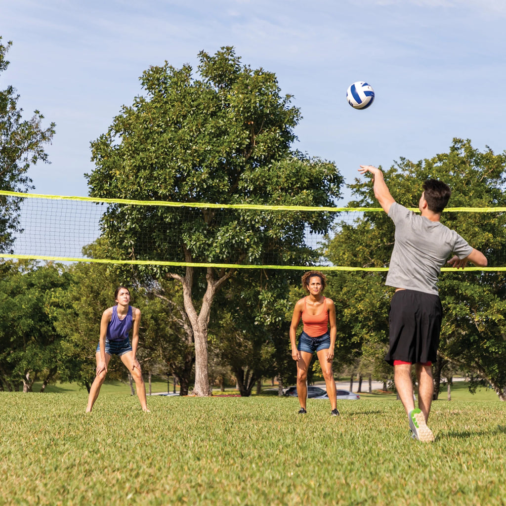 2-in-1 Volleyball and Badminton Set with Net and Rackets G6577
