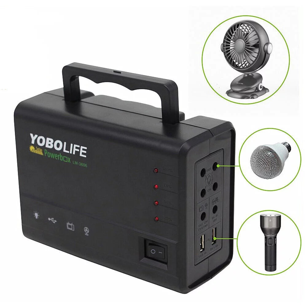 Portable Solar Power Generator Kit with Solar Panel S72846