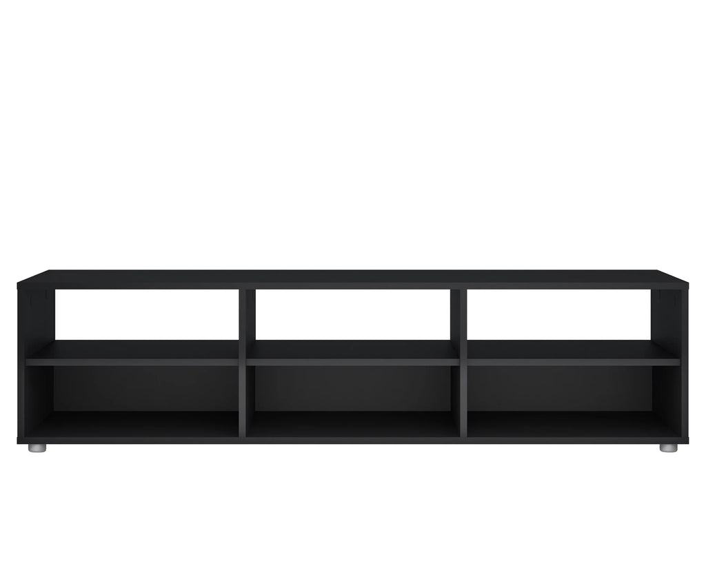 White 6 Shelf TV Stand D27262