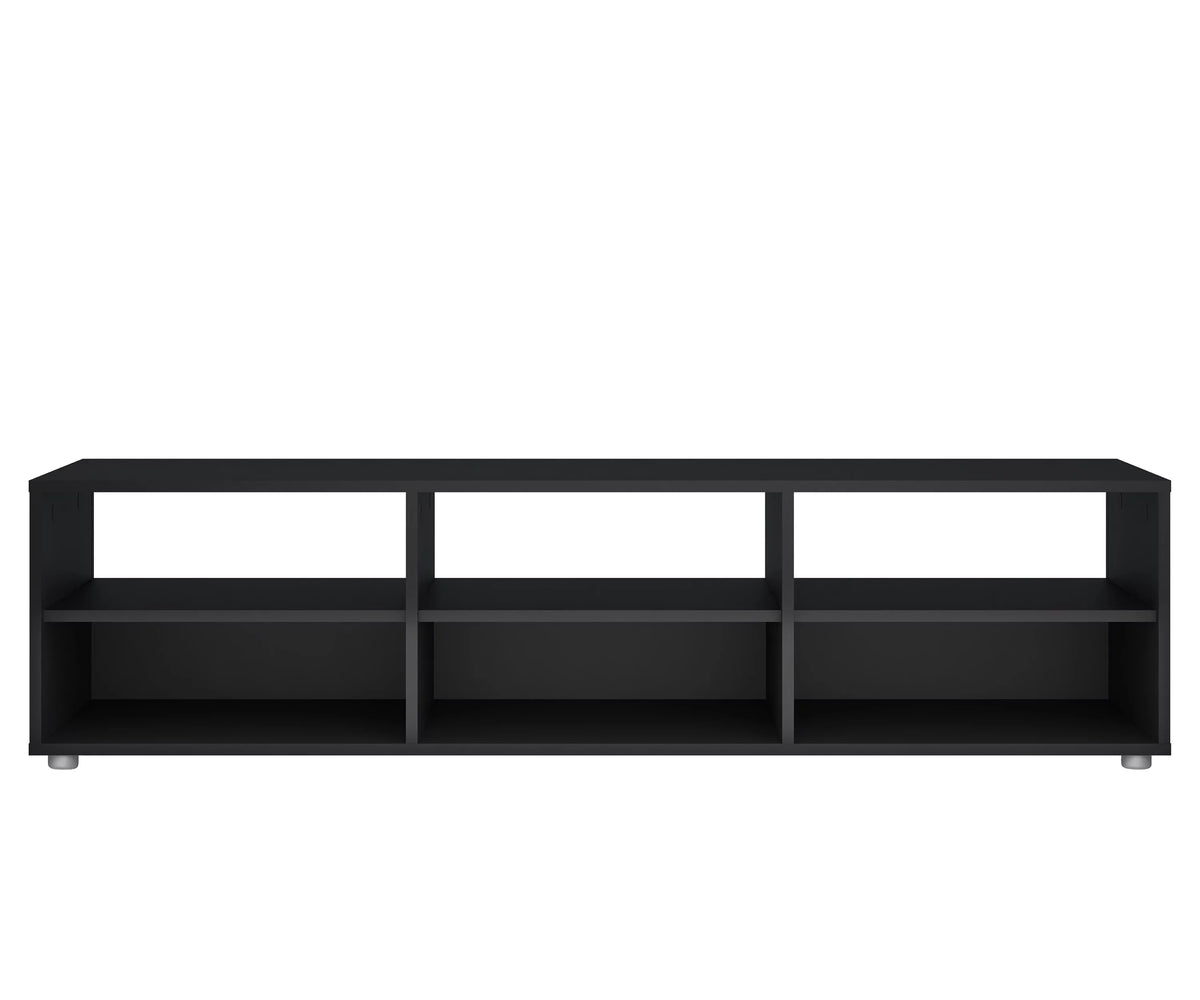 White 6 Shelf TV Stand D27262