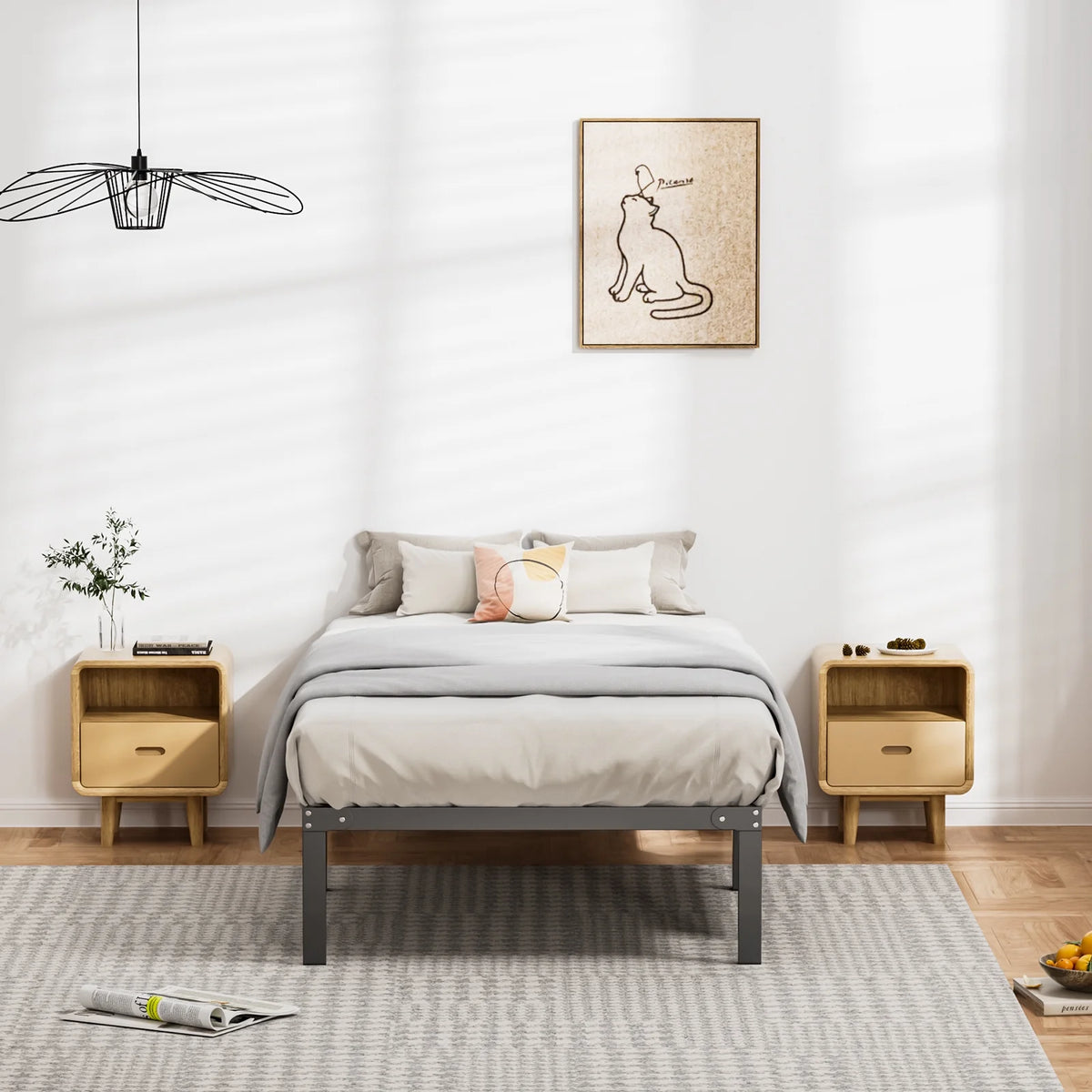 Metal Platform Bed Frame Z65182