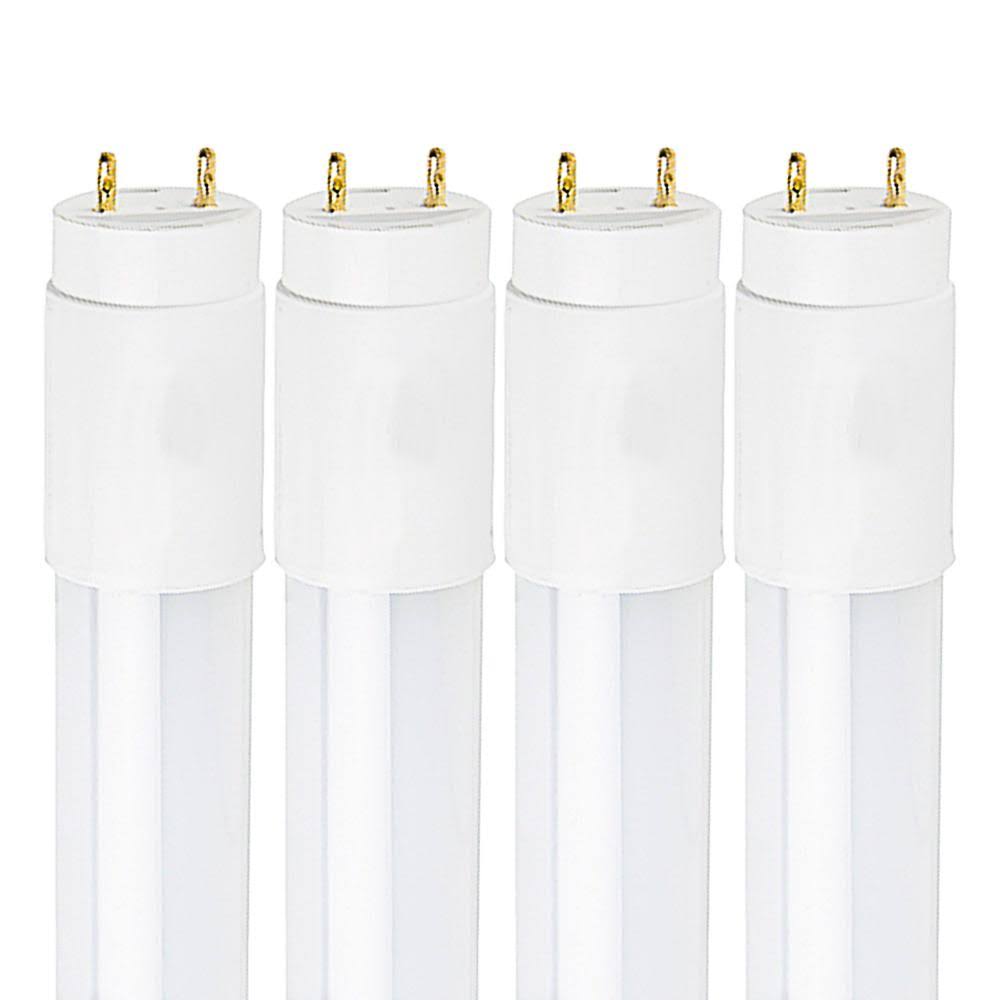 4 Pack 48 inch 6500K 18W T8 LED Tube Light W92585