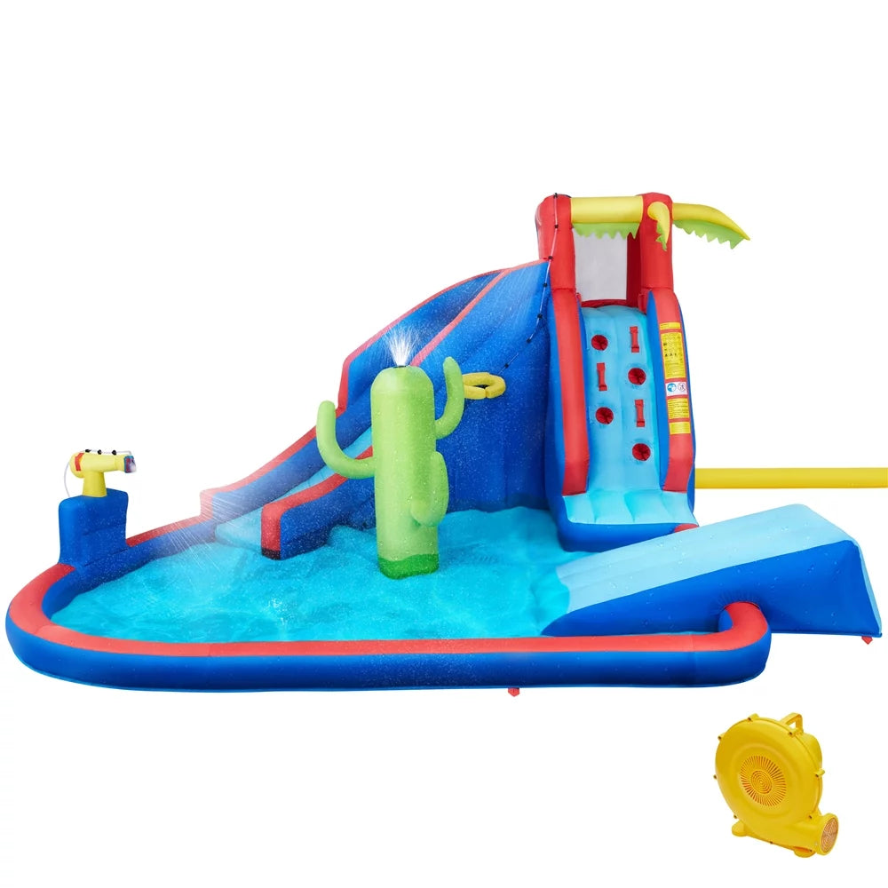 Inflatable Water Slide with Storage Bag & 520 W Blower U732