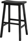 Black Saddle Seat Bar Stool E769520