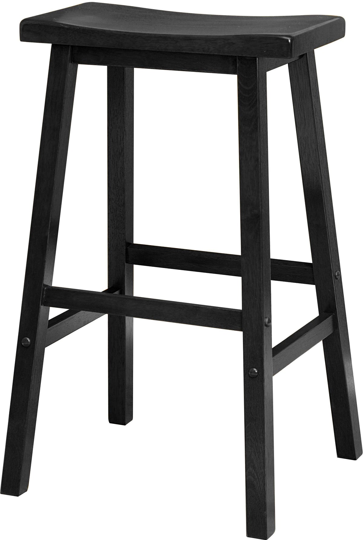 Black Saddle Seat Bar Stool E769520