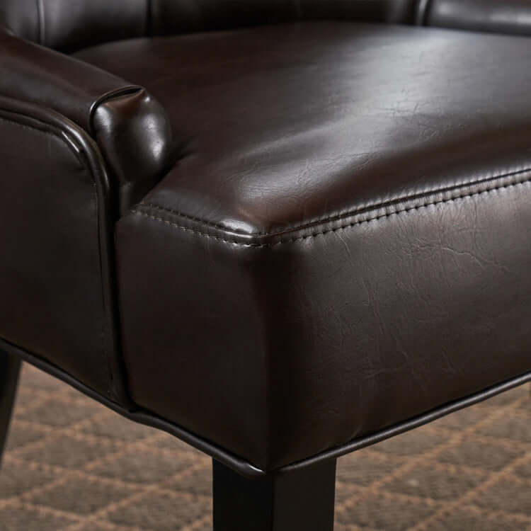 Tufted Leather Dining Room Chairs Z67818