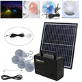 Portable Solar Panel Power Generator Kit with 4 Bulbs E617306