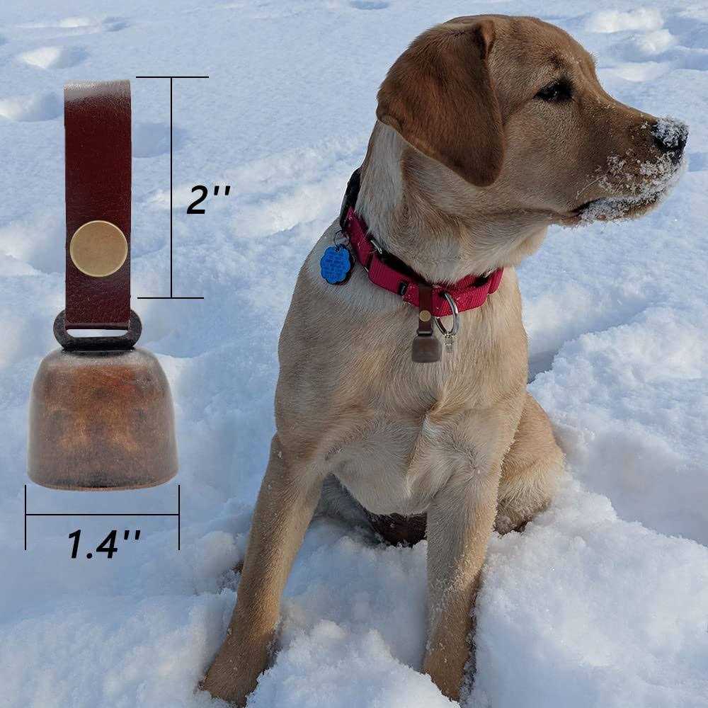 Dog Collar Bell with Leather Strap P494793