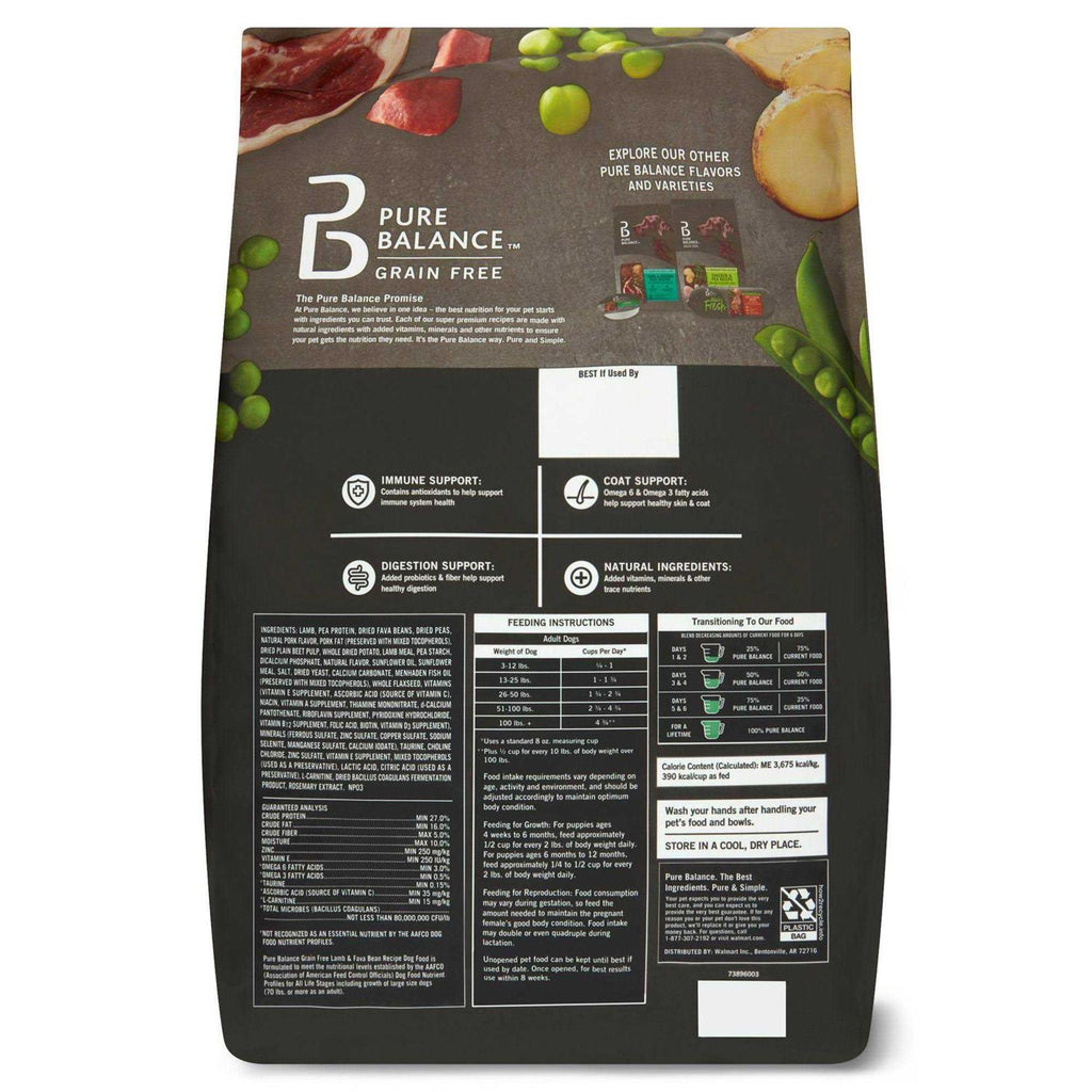 Grain Free Lamb & Fava Bean Recipe Dog Food S6396