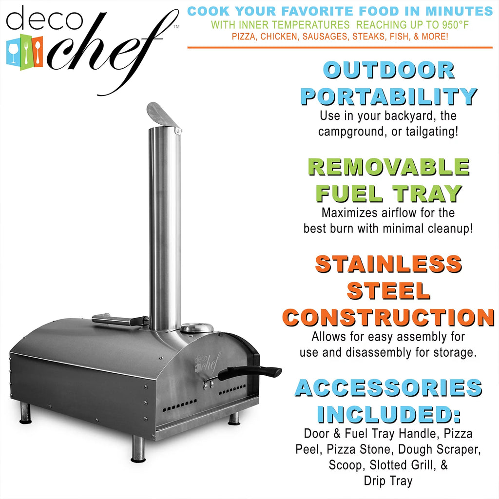 Portable Outdoor Pizza Oven V1318
