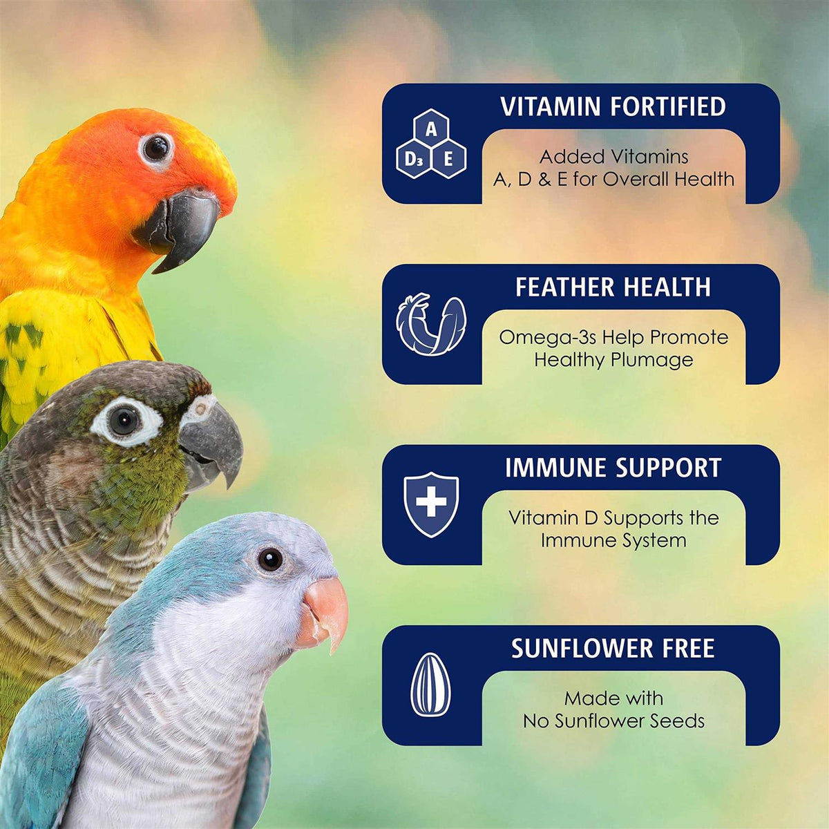 Conure Food Vitamin-Fortified O537