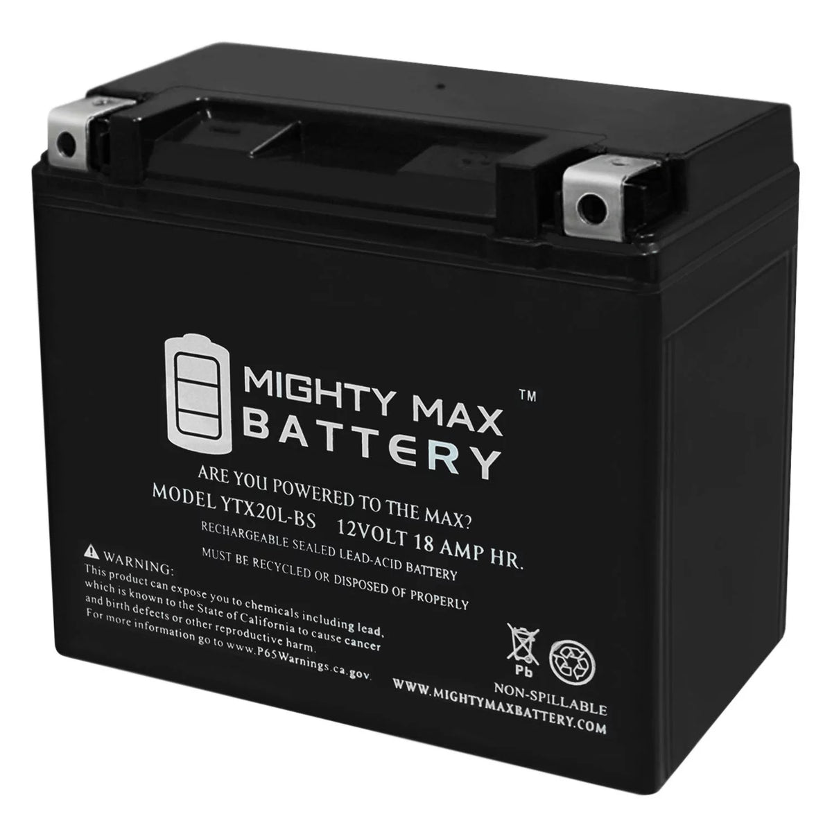 YTX20L-BS Replacement Battery E2251
