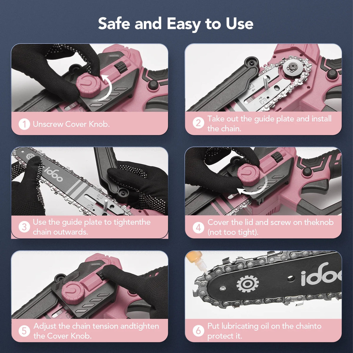Cordless Handheld Mini Electric Chainsaw L552478