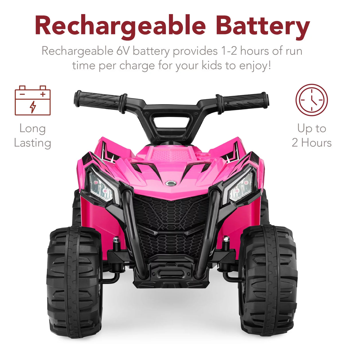 6V Kids Ride-On 4-Wheeler Quad ATV Car Black G113