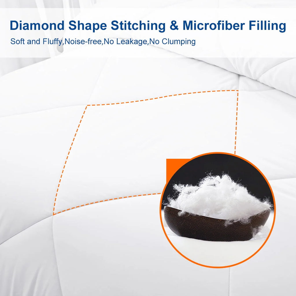 Queen White Down Alternative Comforter P8356