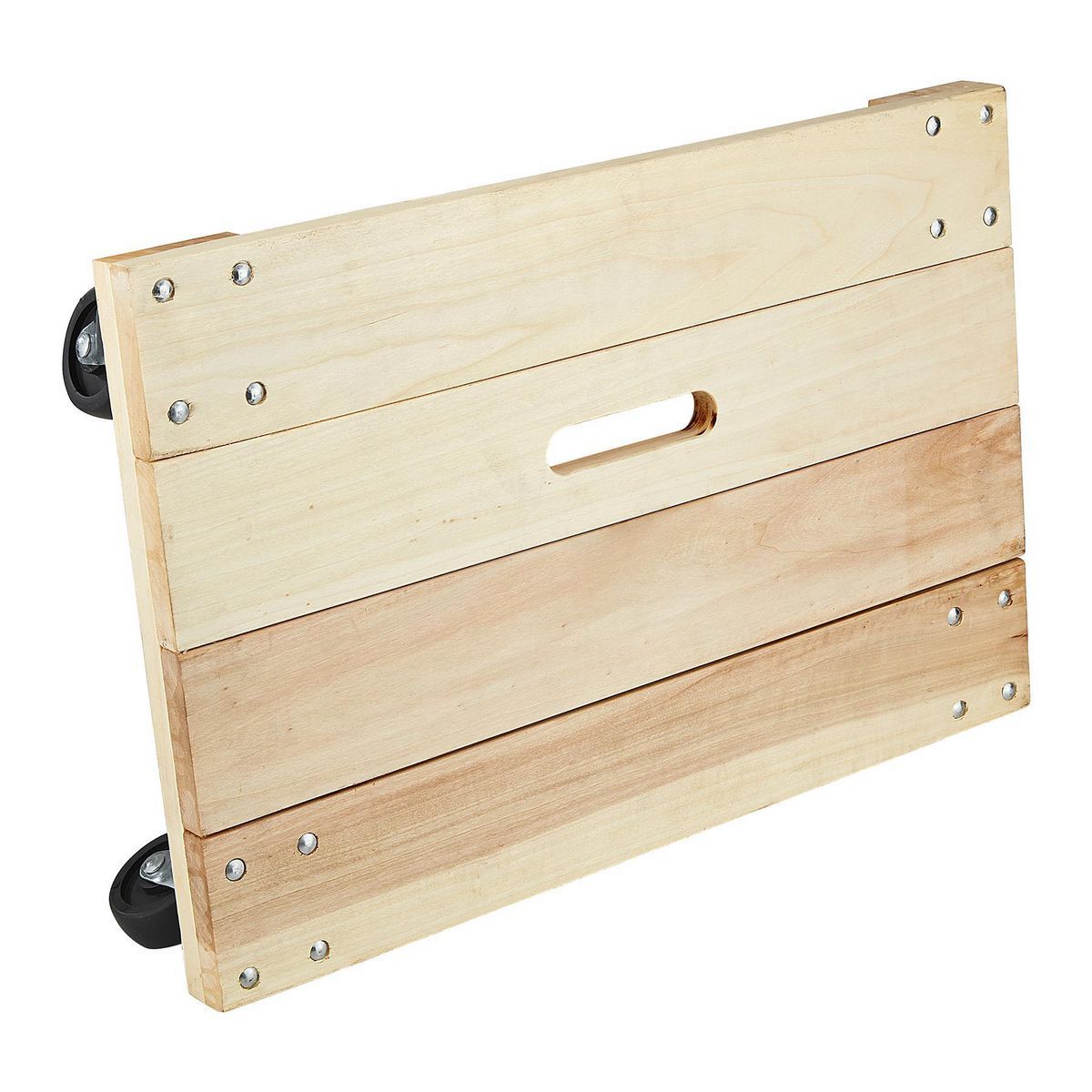 24 in. x 16 in. 1000 lb. Capacity Solid Deck Hardwood Dolly E31850