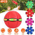 4 Pack LED Flying Saucer Ball Dog Toy Y7517