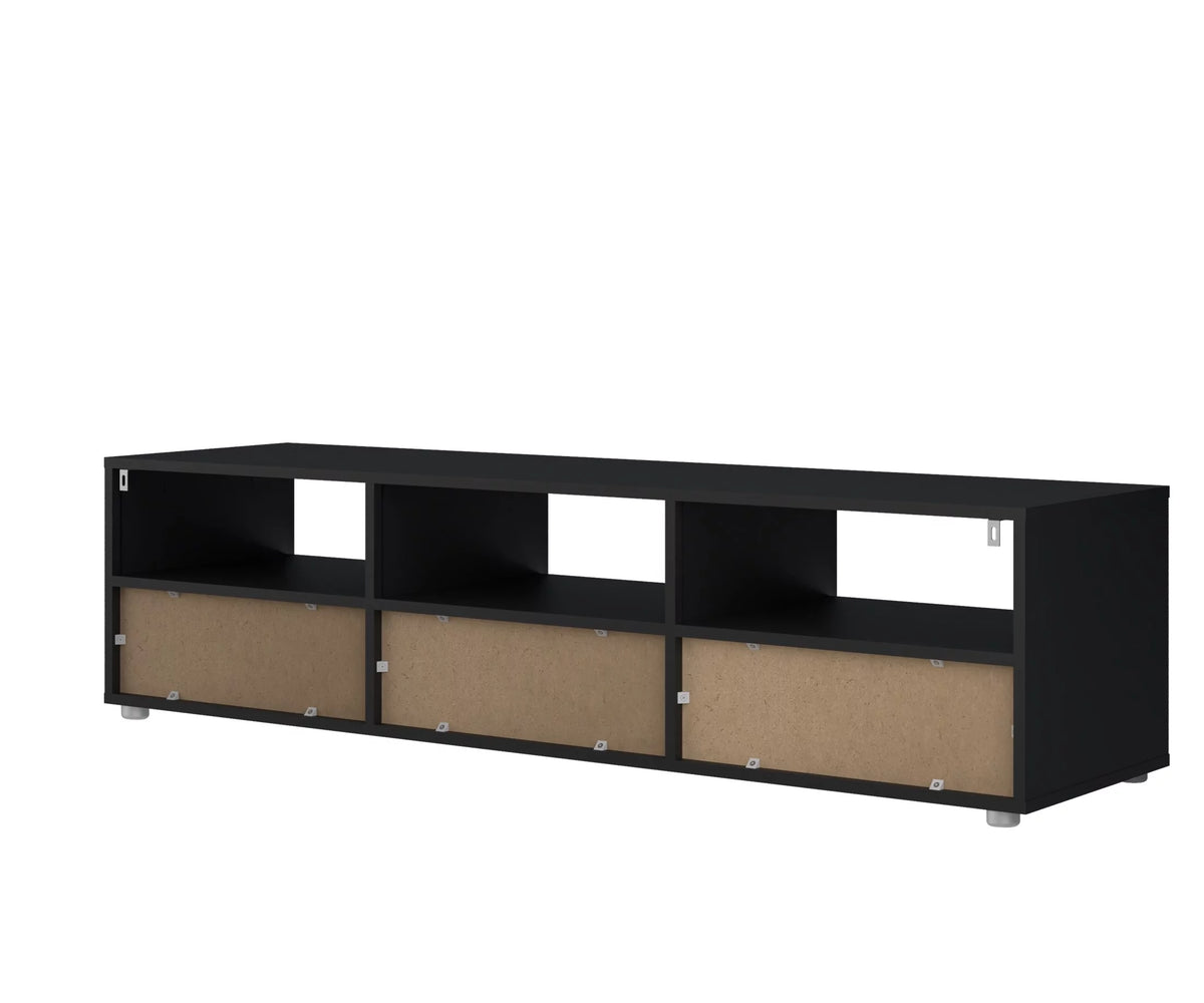 White 6 Shelf TV Stand D27262