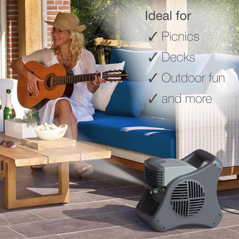 Tall Outdoor Misting Fan J4448
