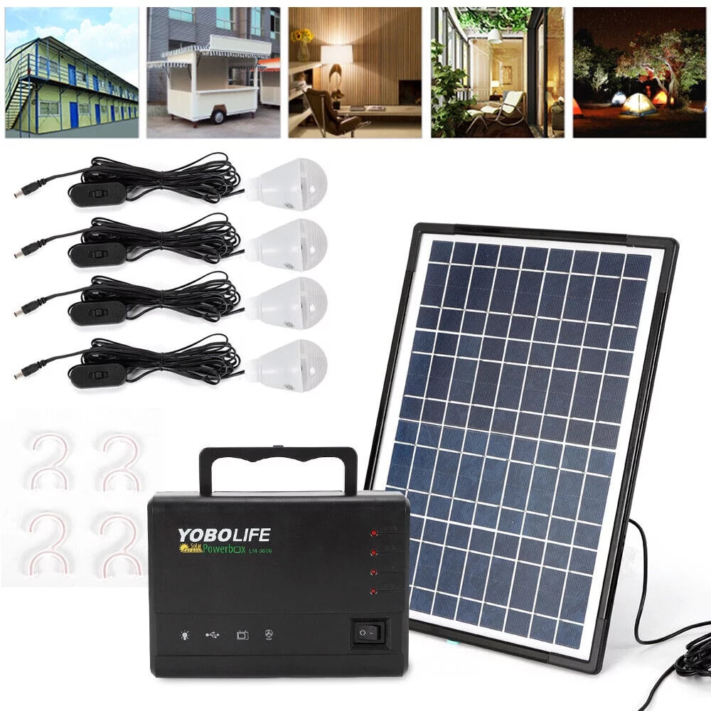 Portable Solar Power Generator Kit with Solar Panel S72846
