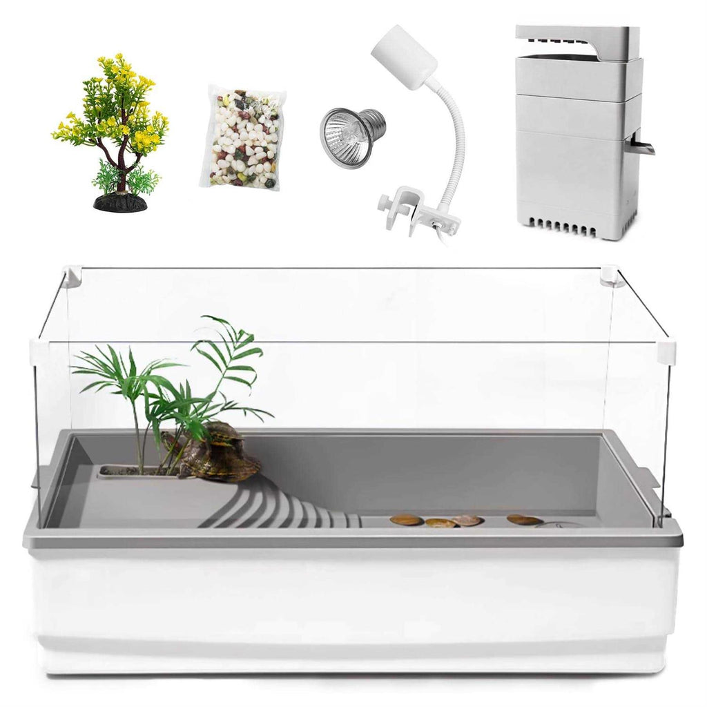Acrylic Aquatic Turtle Tank Habitat Starter Kit M873628