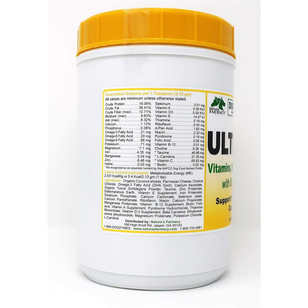 Dogzymes Ultimate for Best Skin/Coat with Organic Coconut T381