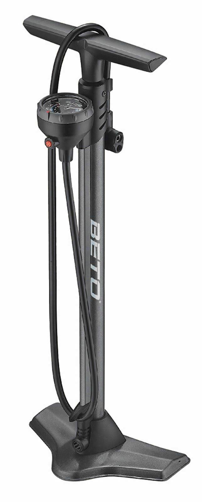 Floor Pump with Gauge Black M776383