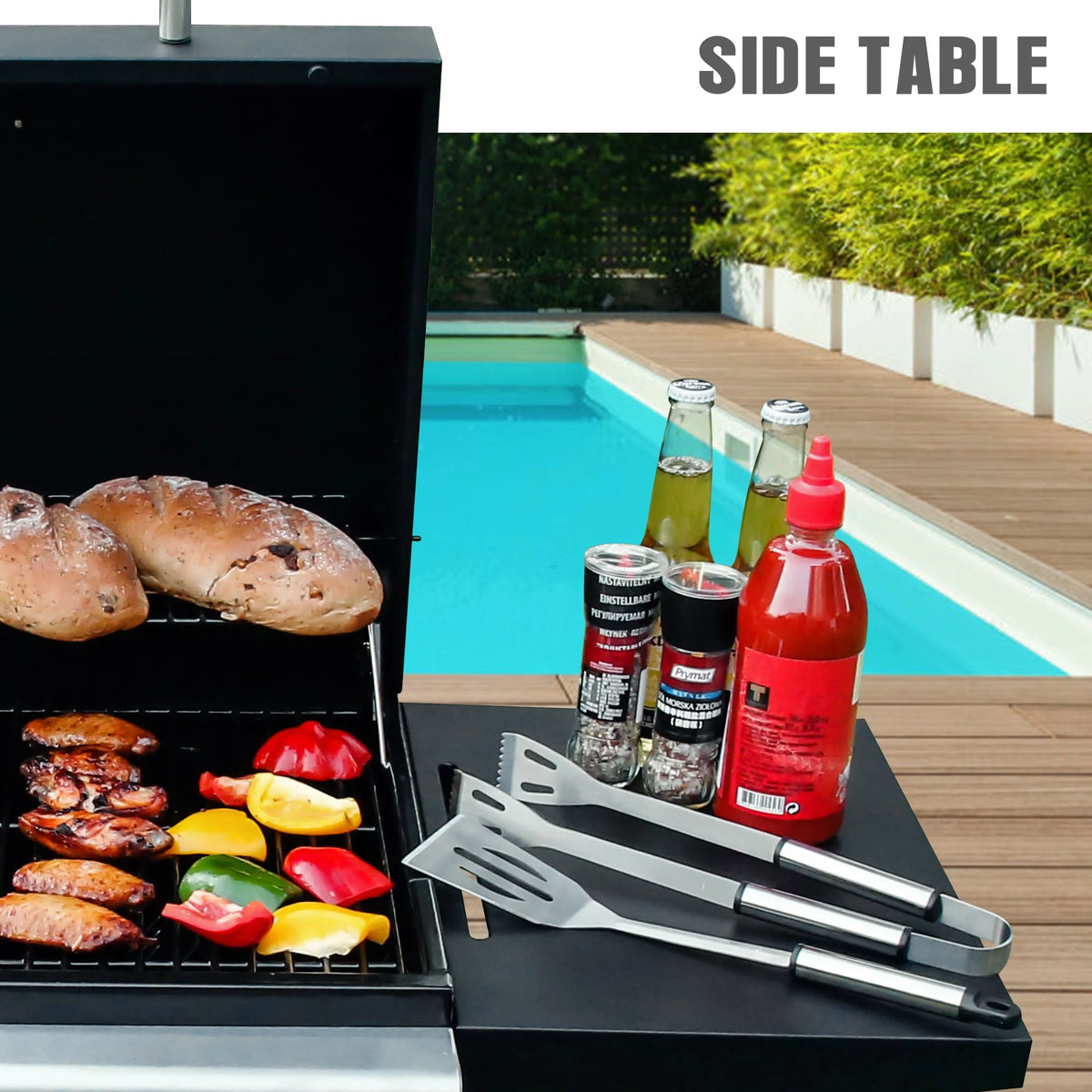 3 Burner Stainless Steel Propane Gas Grill F220