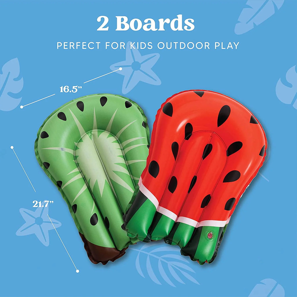 20ft 2 Person Water Slide with 2 Boogie Boards T589384