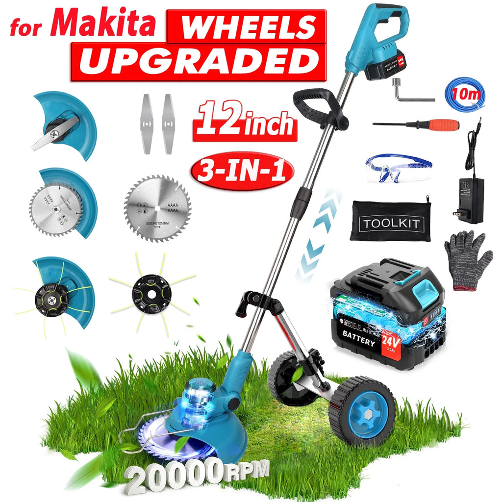 Cordless Electric String Trimmer & Edger 3 in 1 J845800