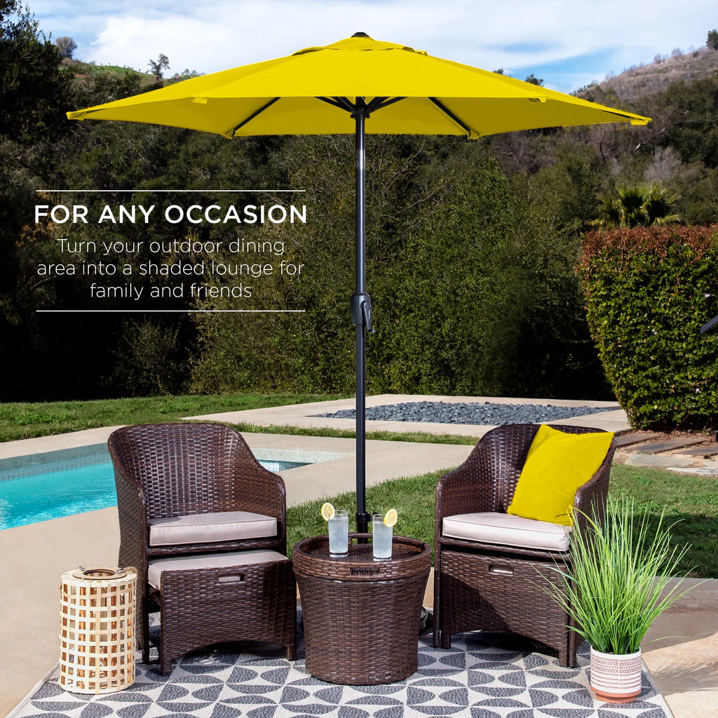 7.5ft Heavy-Duty Outdoor Patio Umbrella U15453