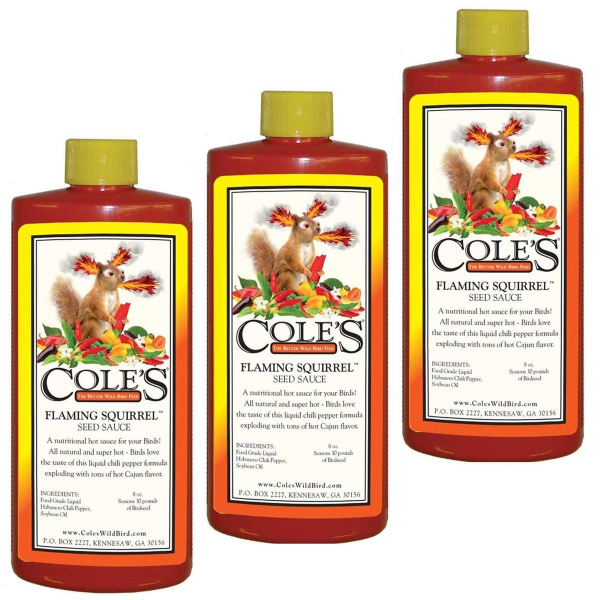 Flaming Squirrel Seed Sauce X3190