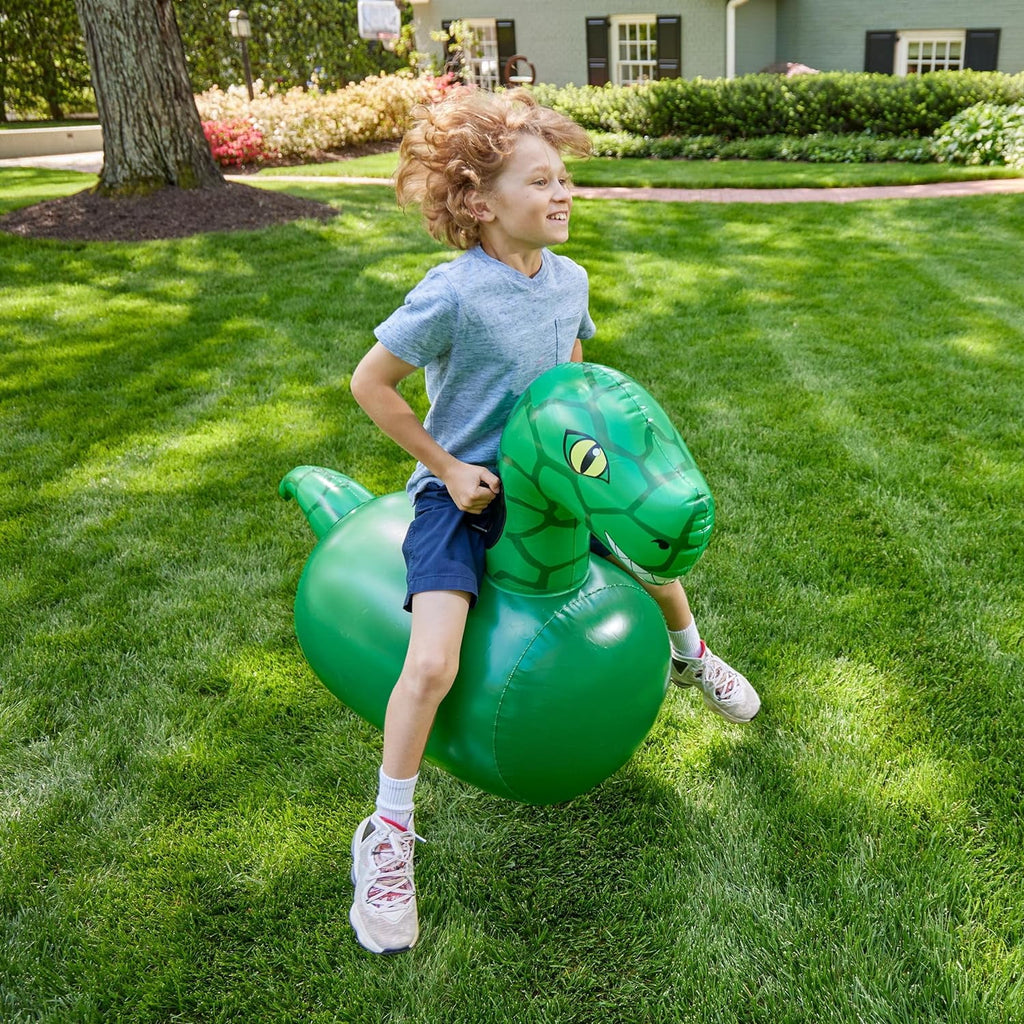 Inflatable Dinosaur Toy Bouncing Ride 2-Pack W61599
