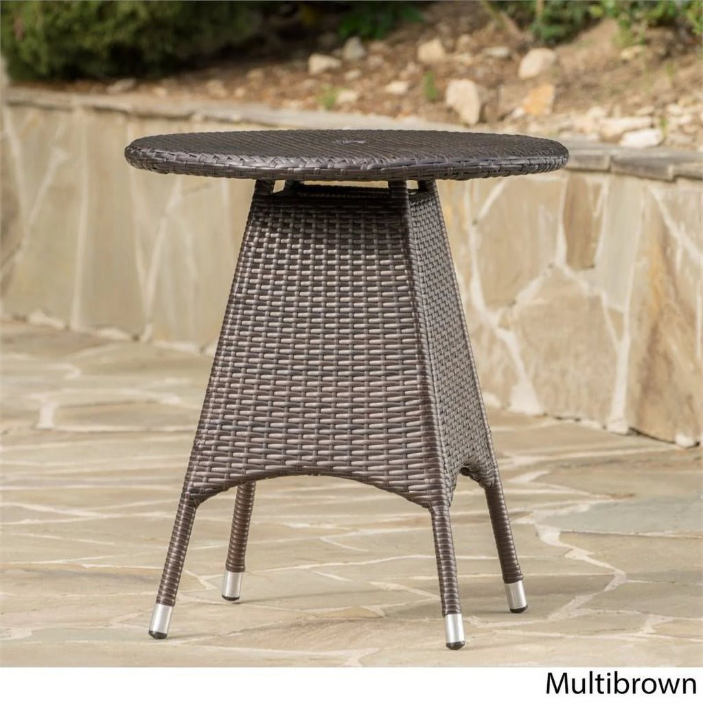 Round Wicker Patio Dining Table U806906