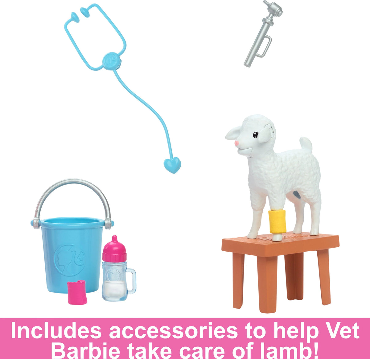 Farm Vet Doll & 10 Accessories L65122