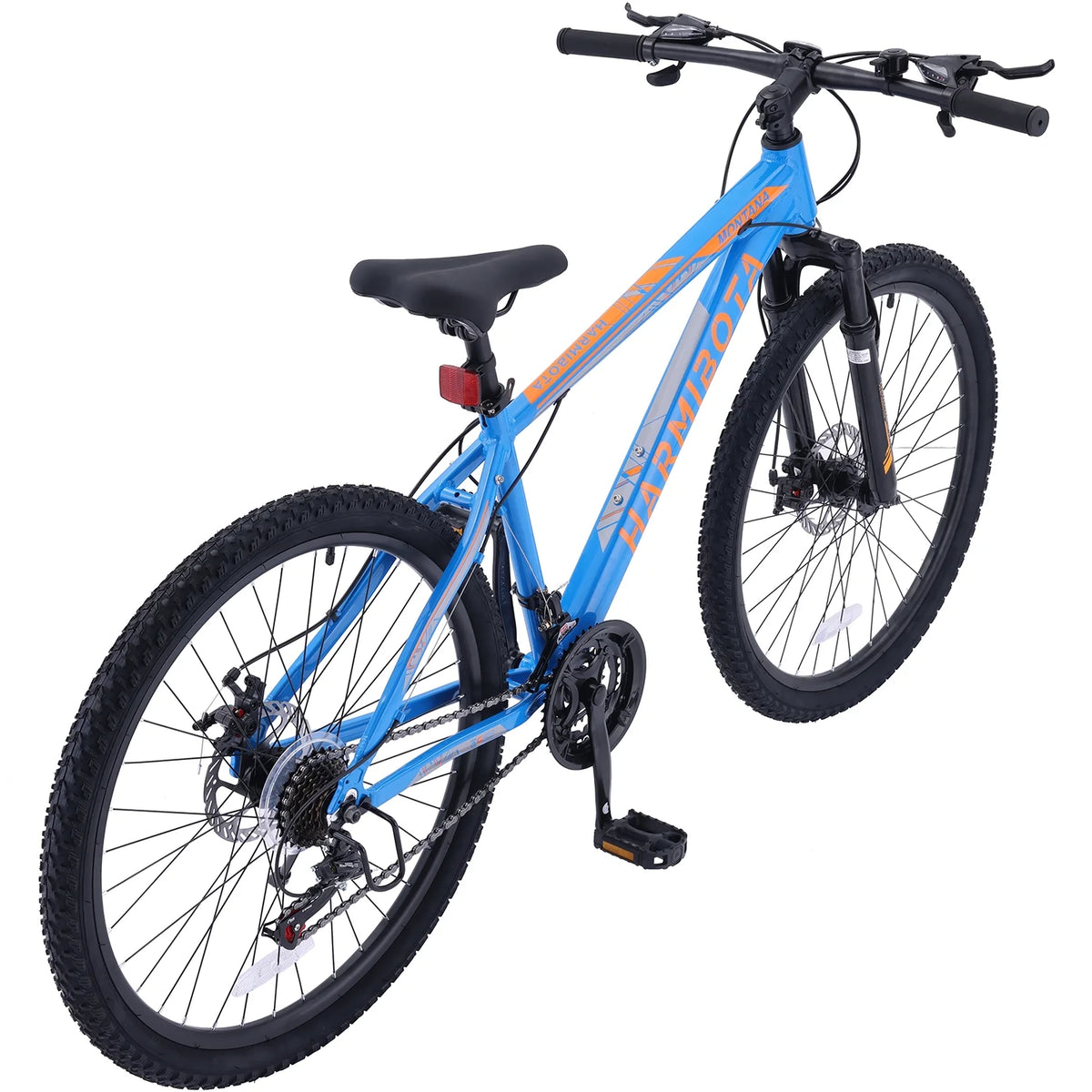 26 Aluminum Mountain Bike with Disc Brakes & Suspension, Black D6457