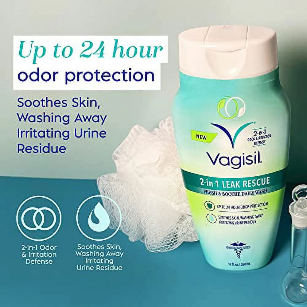 2-in-1 Hypoallergenic Feminine Wash 12 oz G284