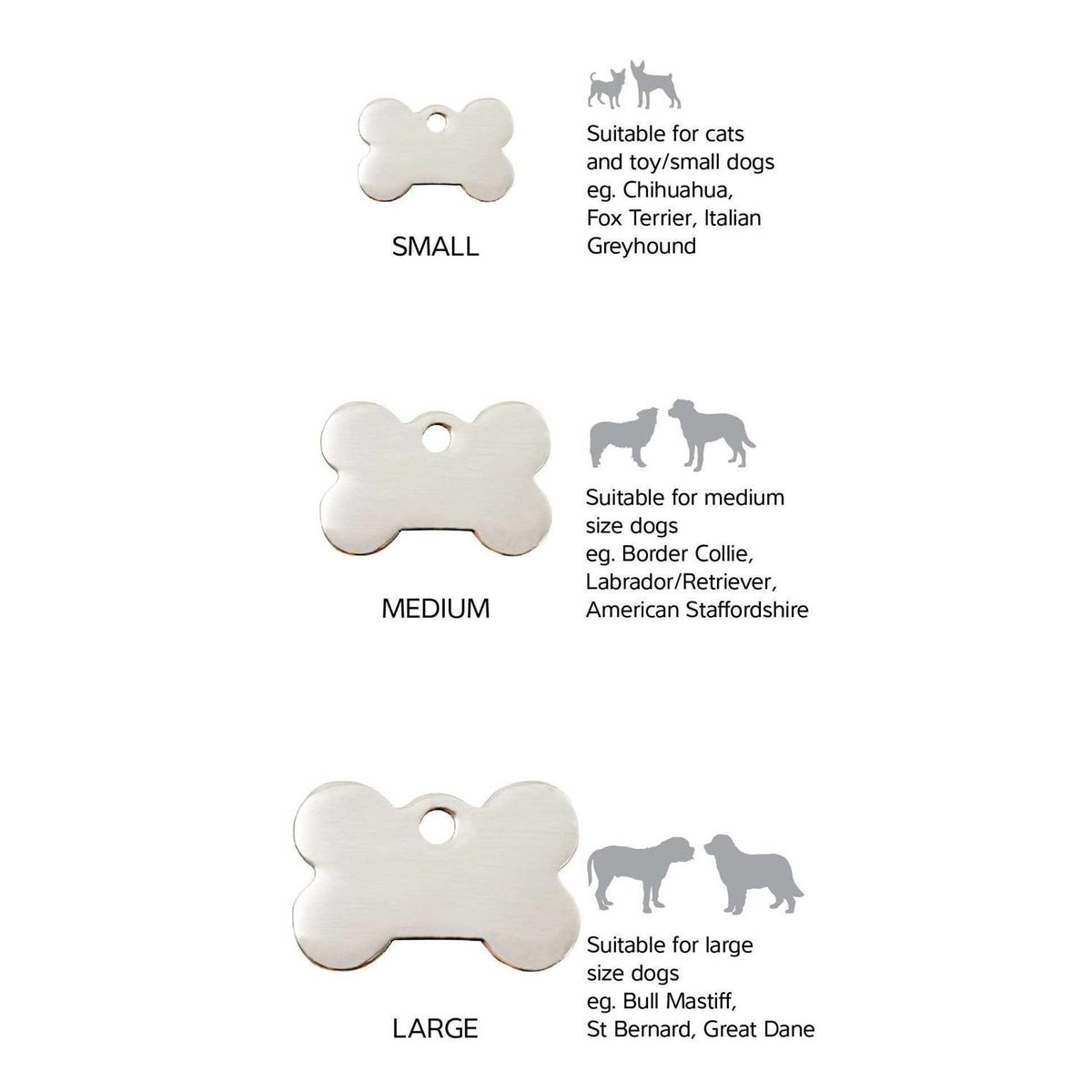 Bone Pet ID Dog Tag W141661