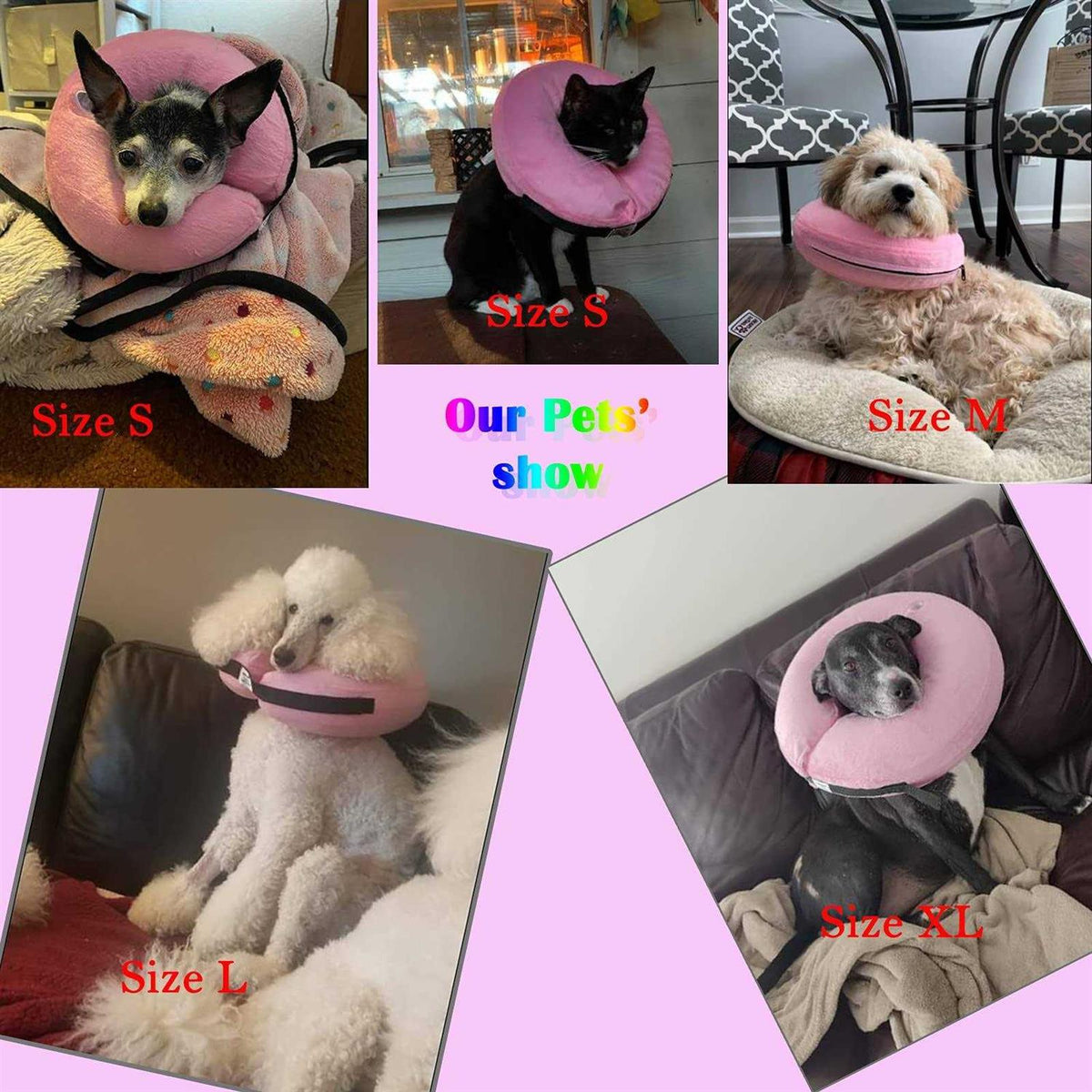 Inflatable Soft Dog Collar Adjustable J17457