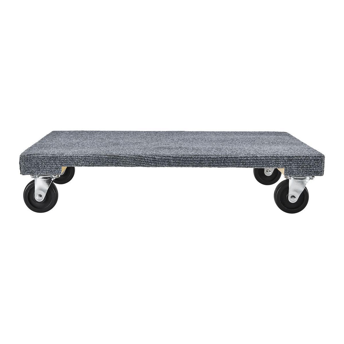 24 in. x 16 in. 1000 lb. Capacity Solid Deck Hardwood Dolly with Carpet H305