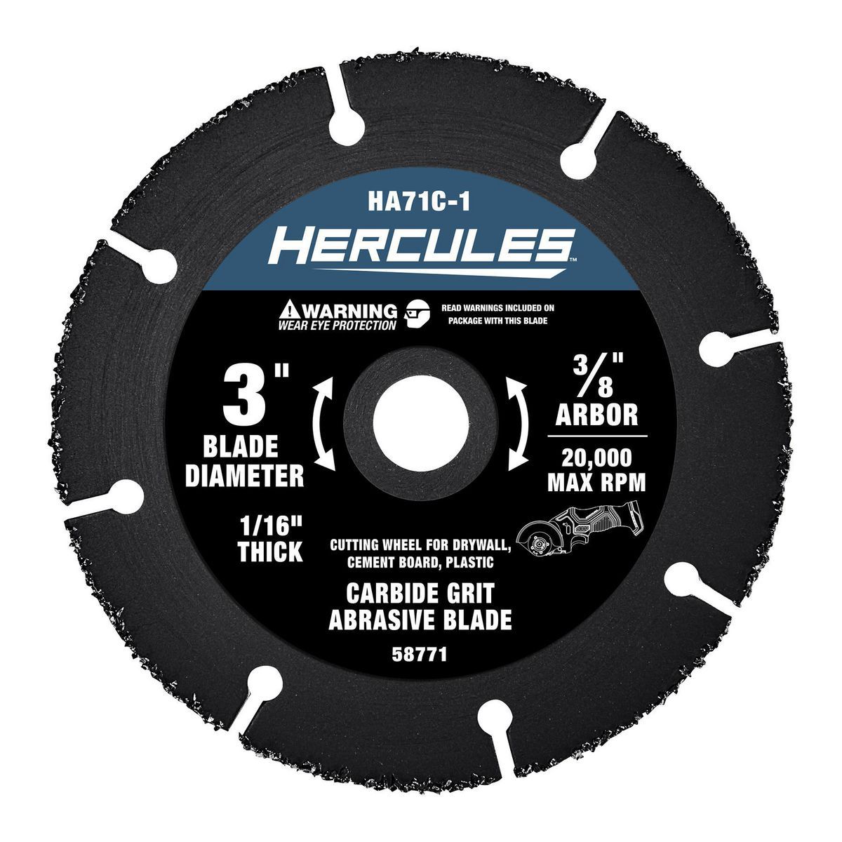 3 in. Carbide Grit Abrasive Blade Y517669