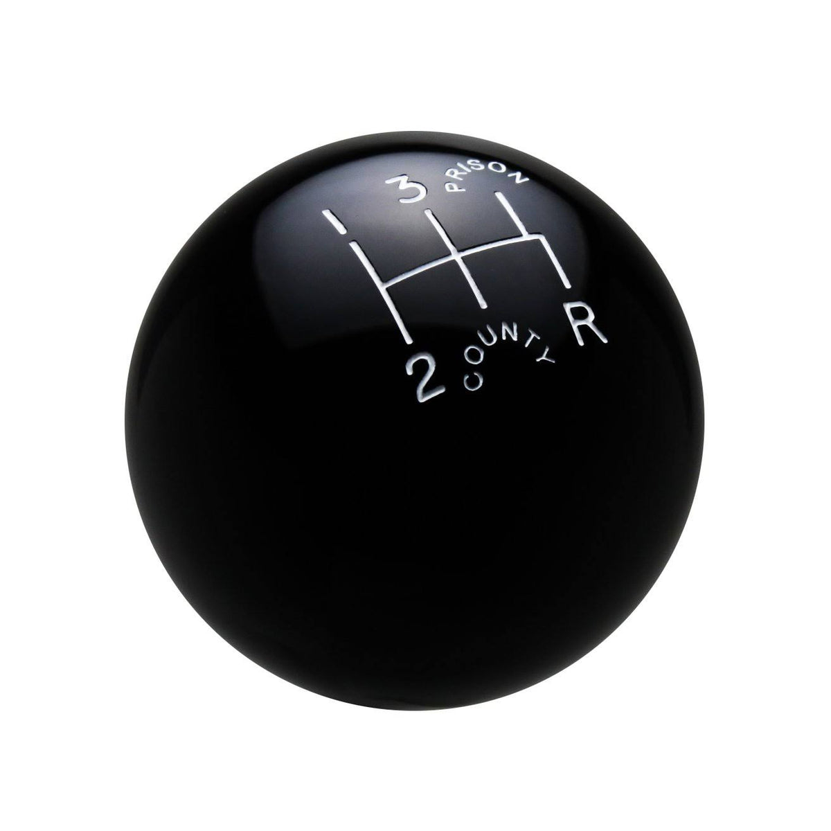 Black/White 5-Speed Reverse Shift Knob E493818