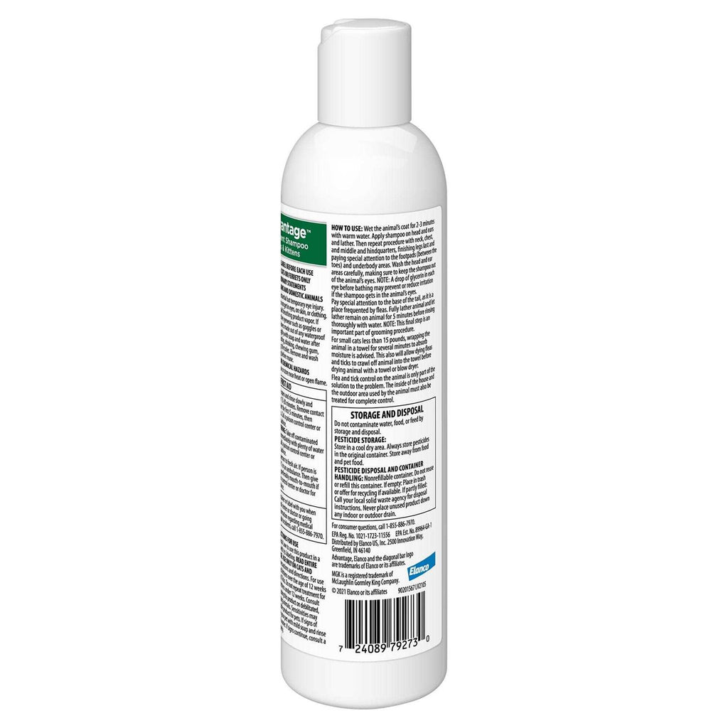 Flea & Tick Treatment Shampoo for Cats & Kittens Y41671
