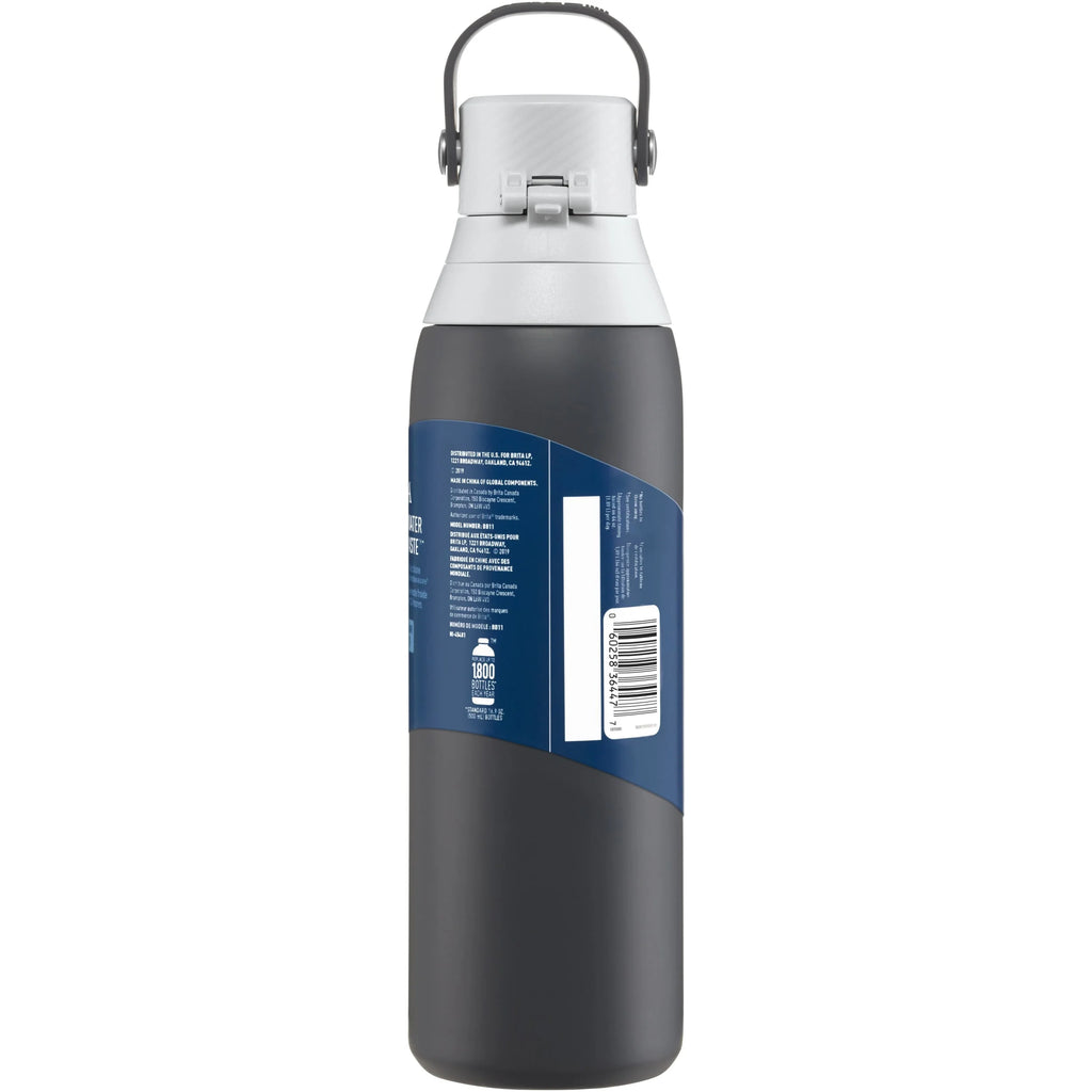 20 oz Stainless Steel Filtered Insulated Water Bottle with Straw G254731