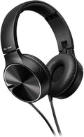 Black Headphone with Microphone A452